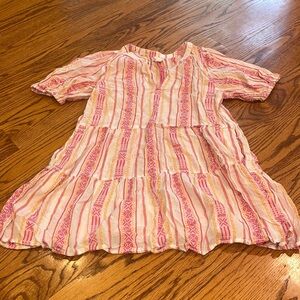 Velvet by Graham & Spencer Woman’s Pink and Orange Printed Dress Size S